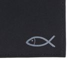 oxmox New Cryptan RFID Protect Pocketbörse Freedom Fish Print Grey Black