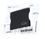 oxmox New Cryptan RFID Protect Pocketbörse Freedom Fish Print Grey Black