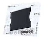 oxmox Leather RFID Protect Pocketbörse Freedom Fish Embossed Black