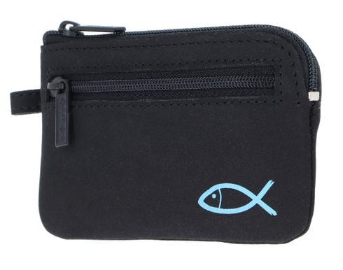 oxmox New Cryptan Keyholder Freedom Fish Print Cyan Black oxmox New Cryptan Keyholder Freedom Fish Print Cyan Black