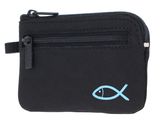 oxmox New Cryptan Keyholder Freedom Fish Print Cyan Black