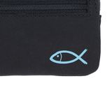 oxmox New Cryptan Keyholder Freedom Fish Print Cyan Black