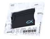 oxmox New Cryptan Keyholder Freedom Fish Print Cyan Black