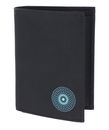 oxmox New Cryptan RFID Protect Kombibörse Circle Bloom Print Cyan Black