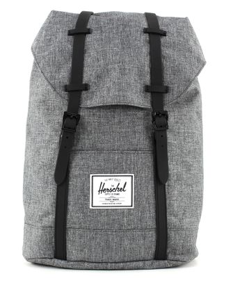 Herschel Retreat Backpack Raven Crosshatch / Black Rubber