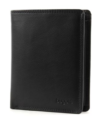 bugatti Simbiosi Coin Wallet Combi Style with Zip Compartment 8CC Black