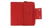 bugatti Vertice Ladies Zip Wallet with Strap 24CC Red bugatti Vertice Ladies Zip Wallet with Strap 24CC Red