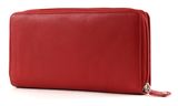 bugatti Vertice Ladies Zip Wallet with Strap 24CC Red bugatti Vertice Ladies Zip Wallet with Strap 24CC Red