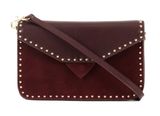 LANCASTER Mademoiselle Studs Clutchbag Bordeaux