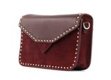 LANCASTER Mademoiselle Studs Clutchbag Bordeaux