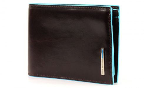 PIQUADRO Blue Square Classic Wallet RFID Mogano