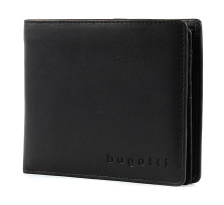 bugatti Primo RFID Coin Wallet 10CC Black