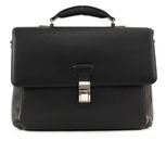 PIQUADRO Modus Expandable Computer Briefcase Nero PIQUADRO Modus Expandable Computer Briefcase Nero
