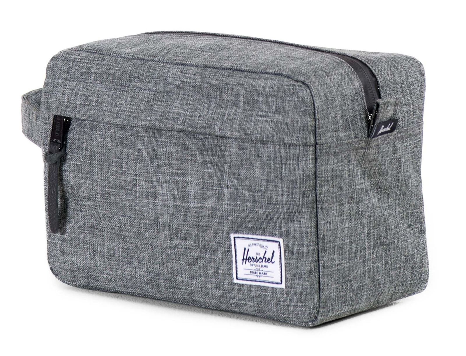 Herschel Chapter Travel Kit Raven Crosshatch