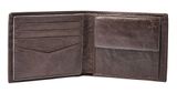FOSSIL Neel Large Coin Pocket Bifold Brown FOSSIL Neel Large Coin Pocket Bifold Brown