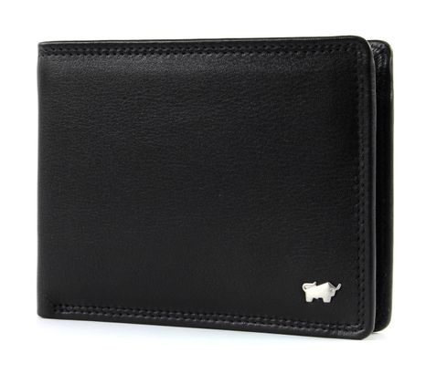 Braun Büffel Golf Secure Wallet with Flap Black