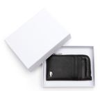 LACOSTE FG Zip Credit Card Holder Black LACOSTE FG Zip Credit Card Holder Black