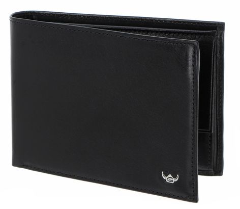 Golden Head Colorado RFID Protect Billfold Coin Wallet Black