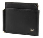 Golden Head Polo Money Clip Wallet Black