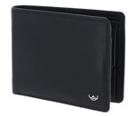 Golden Head Polo RFID Protect Billfold Coin Wallet Black