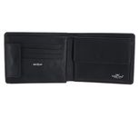 Golden Head Polo RFID Protect Billfold Coin Wallet Black