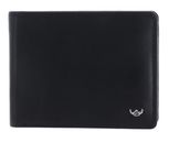 Golden Head Polo RFID Protect Billfold Coin Wallet Black