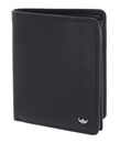 Golden Head Polo RFID Protect Billfold Coin Wallet Black