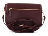 LANCASTER Mademoiselle Studs Shoulder Bag Bordeaux
