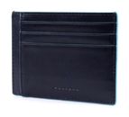 PIQUADRO Blue Square Pocket Credit Card Pouch RFID Blu Notte