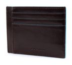 PIQUADRO Blue Square Pocket Credit Card Pouch RFID Mogano PIQUADRO Blue Square Pocket Credit Card Pouch RFID Mogano