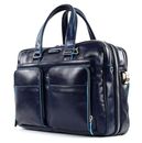 PIQUADRO Blue Square Expandable Computer Case Blu Notte PIQUADRO Blue Square Expandable Computer Case Blu Notte
