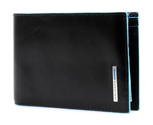 PIQUADRO Blue Square Classic Wallet RFID Nero