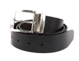 TOMMY HILFIGER Double Buckle Gift Box 3.5 ADJ Reversible W80 Black / Testa Di Moro