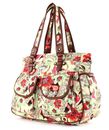 Oilily Tropical Birds Diaper Bag Cream-White Oilily Tropical Birds Diaper Bag Cream-White
