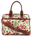 Oilily Tropical Birds Office Bag Cream-White Oilily Tropical Birds Office Bag Cream-White