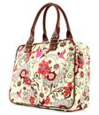 Oilily Tropical Birds Office Bag Cream-White Oilily Tropical Birds Office Bag Cream-White