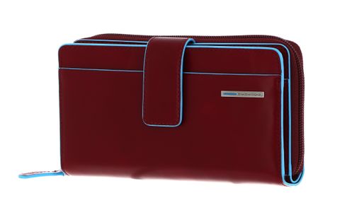 PIQUADRO Blue Square Large Purse RFID Rosso