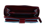 PIQUADRO Blue Square Large Purse RFID Rosso