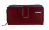 PIQUADRO Blue Square Large Purse RFID Rosso