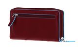 PIQUADRO Blue Square Large Purse RFID Rosso