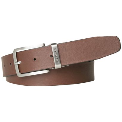 TOMMY HILFIGER Hilfiger Loop Belt 3.5 REV W90 Brown / Testa Di Moro