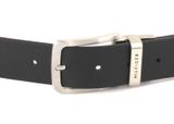 TOMMY HILFIGER Hilfiger Loop Belt 3.5 REV W85 Black / Testa Di Moro