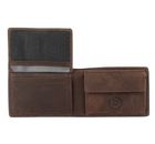 bugatti Hunter RFID Coin Wallet with Flap 4CC Brown bugatti Hunter RFID Coin Wallet with Flap 4CC Brown