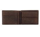 bugatti Hunter RFID Coin Wallet with Flap 8CC Brown
