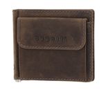 bugatti Hunter RFID Dollarclip 8CC Brown bugatti Hunter RFID Dollarclip 8CC Brown