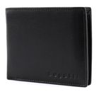 bugatti City Line RFID Coin Wallet with Flap 8CC Black