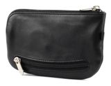 Esquire New Silk Key Case with Zip Black Esquire New Silk Key Case with Zip Black