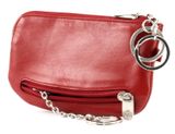 Esquire New Silk Key Case with Zip Red Esquire New Silk Key Case with Zip Red