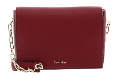 Calvin Klein Night Out Medium Shoulder Bag Red Dahlia