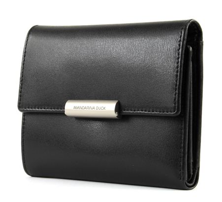 MANDARINA DUCK Hera 3.0 Wallet with Flap S Black